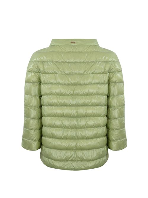 Piumino cappa in nylon ultralight verde Herno | PI001650D 12017Z7109